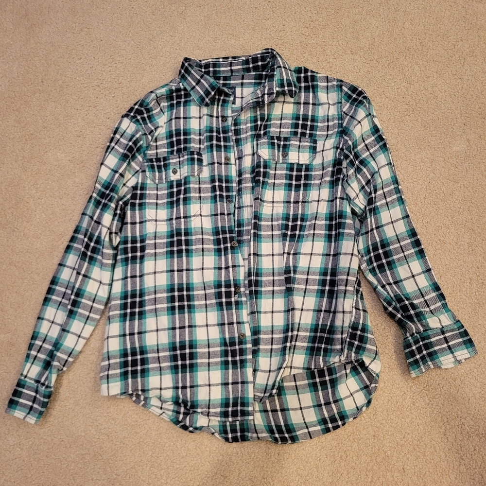 Men's Plaid Button Down